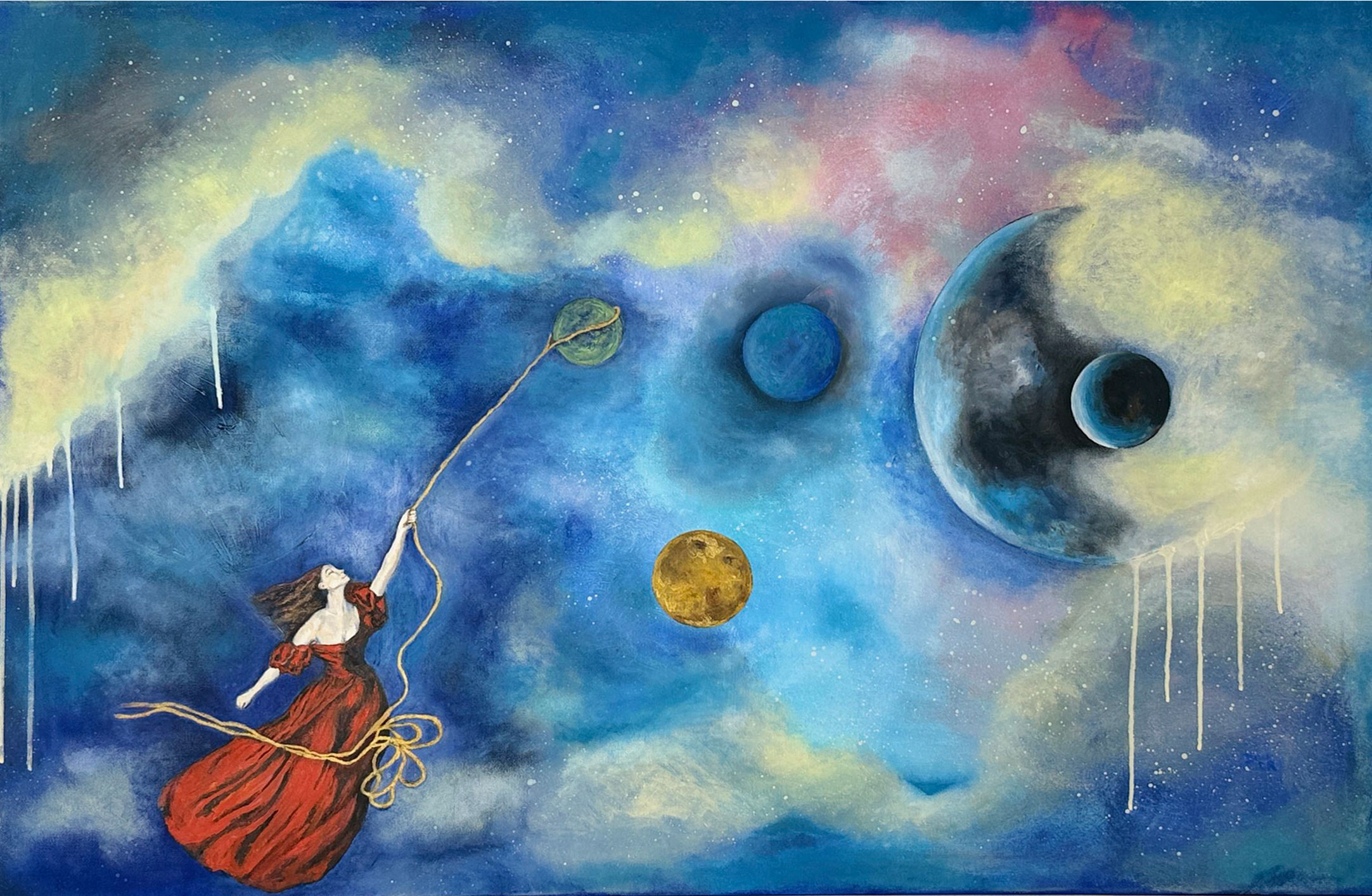 Quadros artísticos de Dina Cró Art